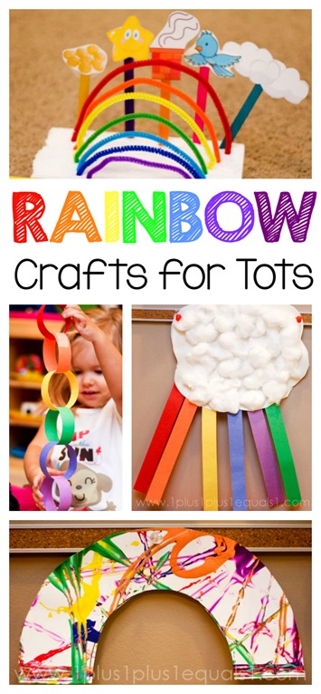 Rainbow Crafts for Tots and Preschoolers
