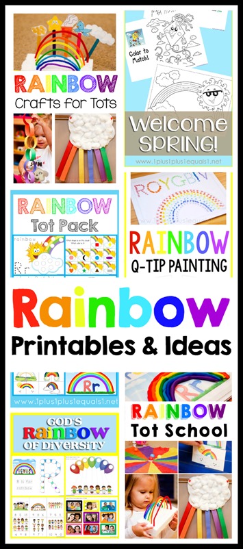 Rainbow Printables and Ideas