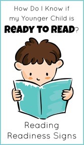 Reading Readiness Signs for Young Children[5]