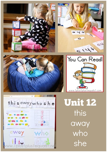 You Can Read Sight Words Unit 12