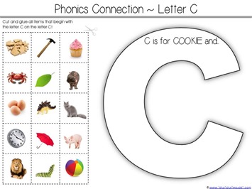 C is for Cookie Printable