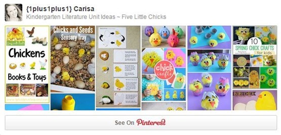 Five Little Chicks Pinterest Board