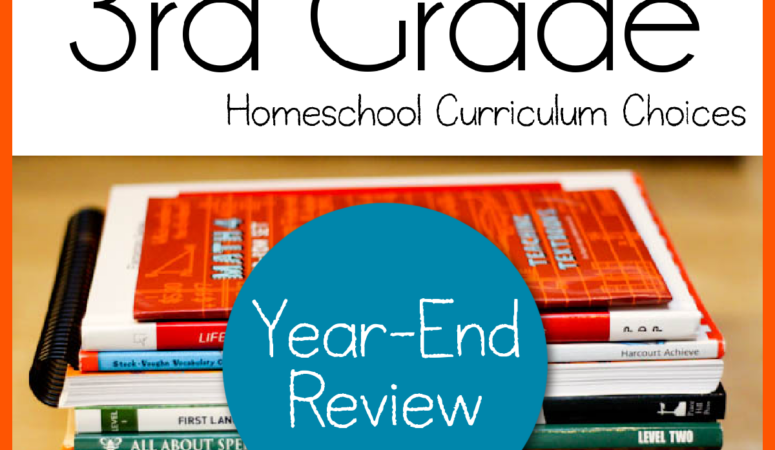 3rd Grade Homeschool Curriculum Choices Year-End Review