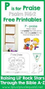 P is for Praise Bible Verse Printables Psalm 1462[4]
