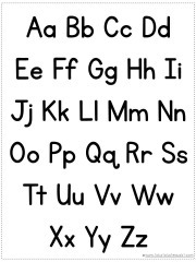 Choose Your Own Alphabet Chart Printable 1 1 1 1