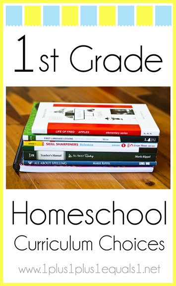 1st Grade Homeschool Curriculum Choices