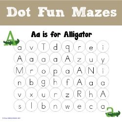 ABC Dot Fun Mazes
