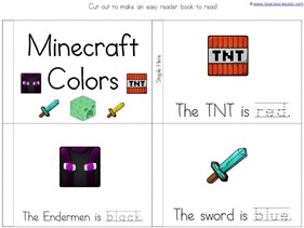 minecraft kindergarten printables 1111