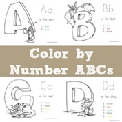 Color By Number ABCs