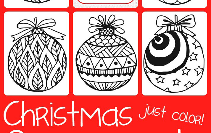 Christmas Ornaments Coloring