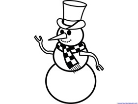 Snowman Coloring