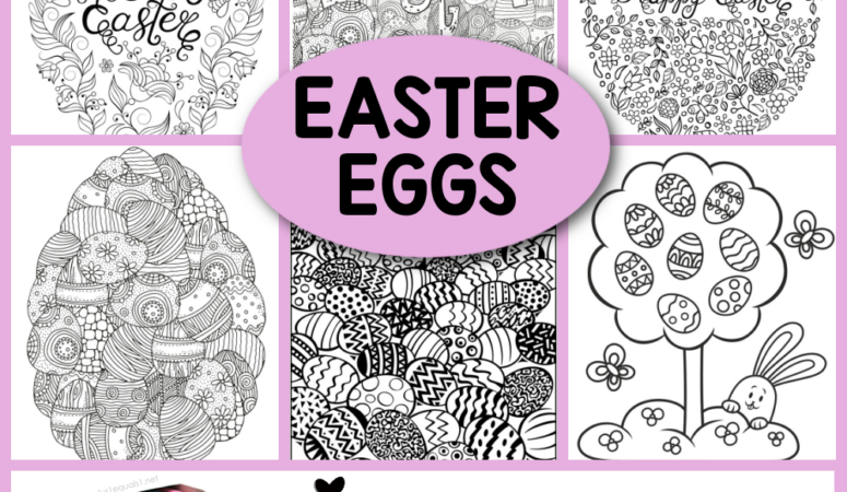 Easter Egg Coloring Pages