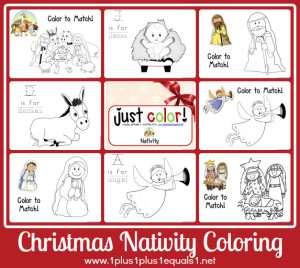 Just Color Nativity
