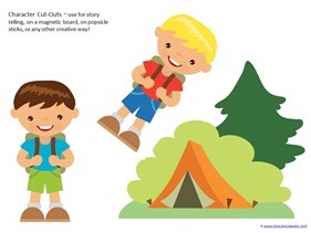 Camping Theme Preschool Printables (24)