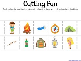 Camping Theme Preschool Printables (5)