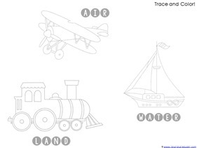 Transportation Preschool Printables (1)