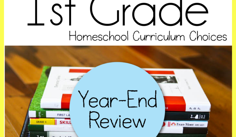 1st Grade Homeschool Curriculum Choices Year-End Review