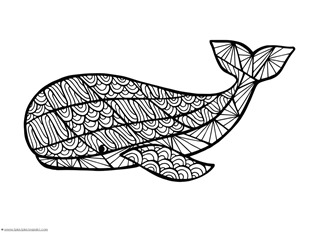 Dolphin and Whale Coloring Pages (8)