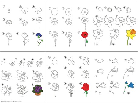 How to Draw Playful Flowers: Step-by-Step Guide for Kids to