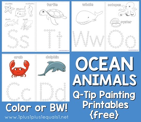 Ocean-Animals-Q-Tip-Painting-4