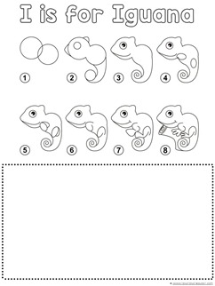 Iguana Drawing Tutorial