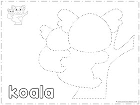 Trace and Draw a KOALA