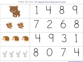 Forest Animals Printable Pack - 1+1+1=1