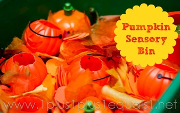 Pumpkin Sensory Bin