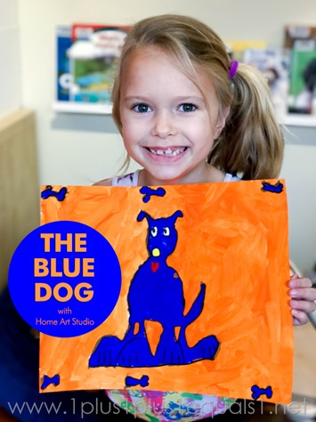 Home Art Studio Project -The Blue Dog