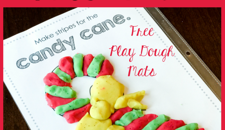 Christmas Play Dough Mats