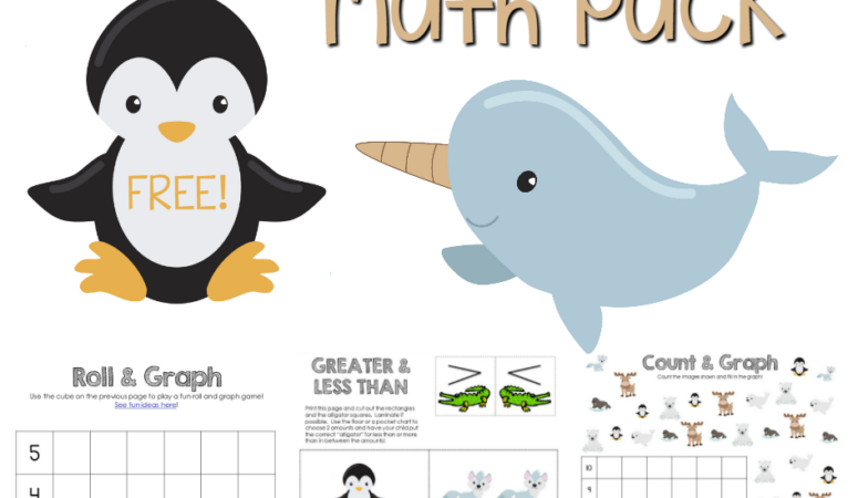 Snowy Fun Math Printables