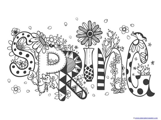 Spring Coloring Pages 1111