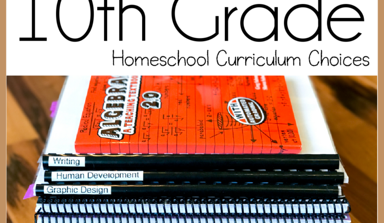 10th Grade Homeschool Curriculum Choices