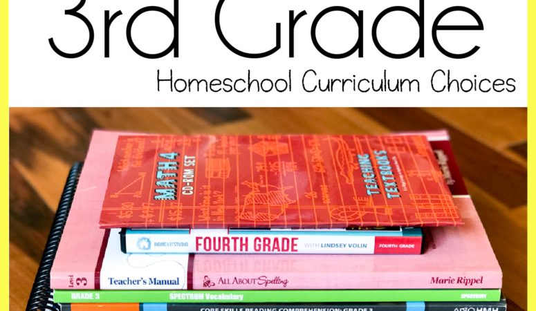 3rd Grade Homeschool Curriculum Choices