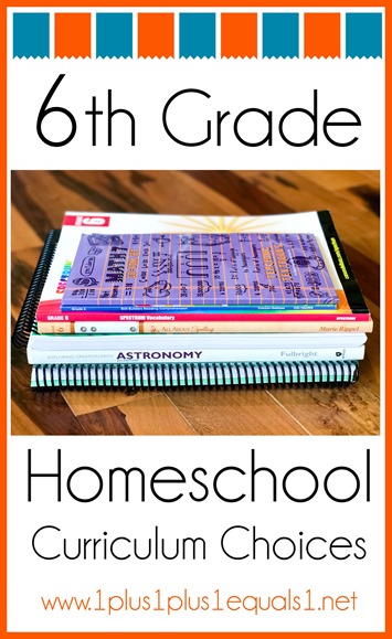 6th Grade Homeschool Curriculum Choices