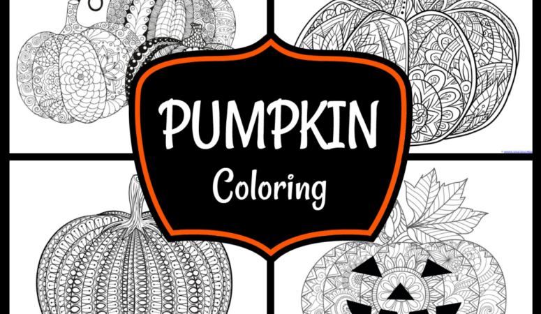All New Pumpkin Coloring Pages!