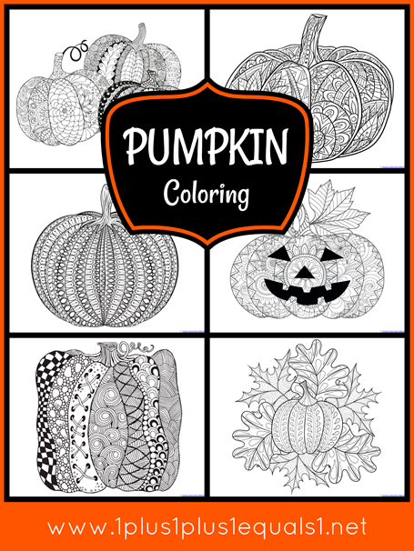 Pumpkin Coloring for Adults or Kids[3]
