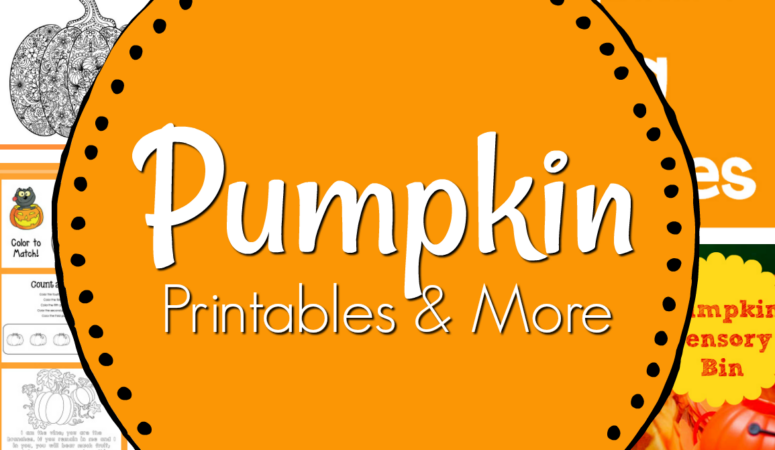Pumpkin Theme Printables and More