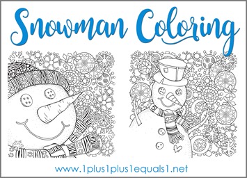 Snowman Coloring