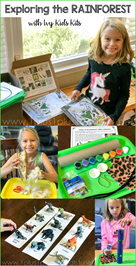 Rainforest  Unit Study with Ivy Kids Kits