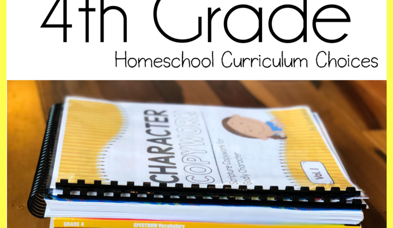 4th Grade Homeschool Curriculum Choices