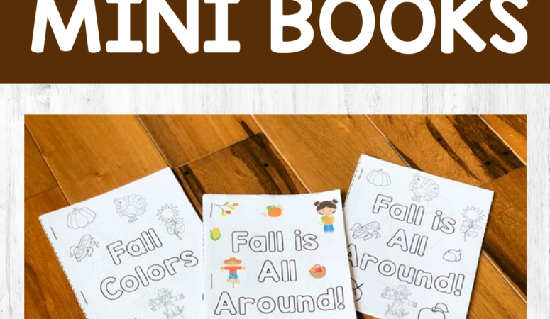 Fall Mini Books ~ Free Printable