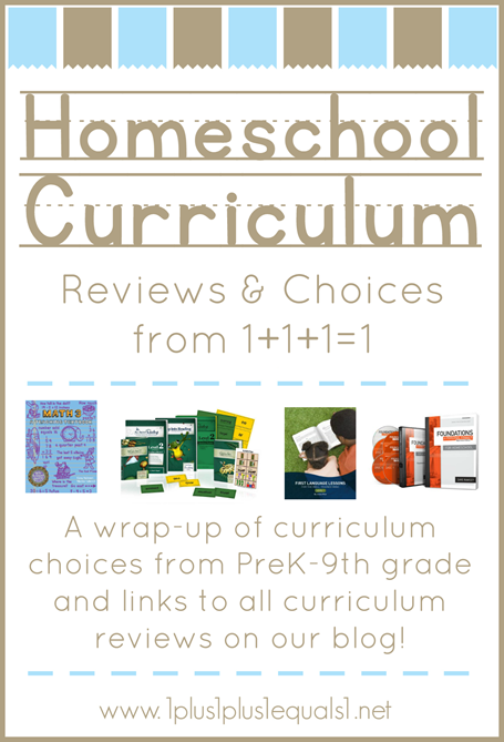 Homeschool Curriculum Reviews and Choices