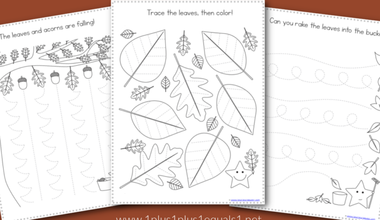 Tracing Fun for FALL