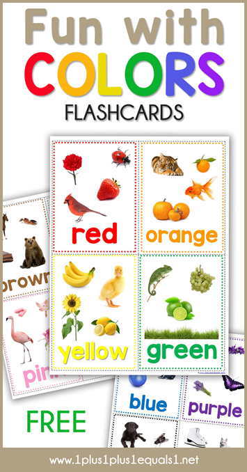 Fun with Colors Flashcards