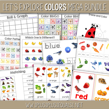 Let's Explore Colors Bundle 