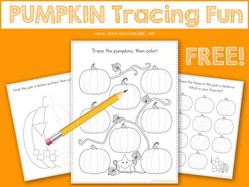 Pumpkin Tracing Fun