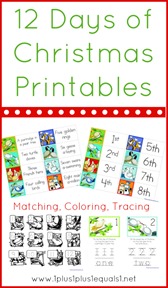 12 Days of Christmas Printables
