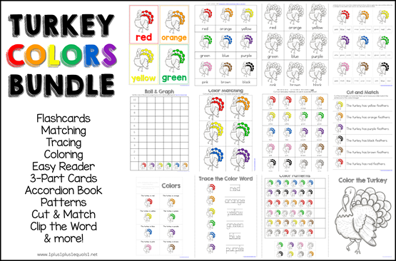 Turkey Colors Bundle Printables