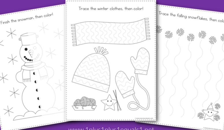 Winter Tracing Fun